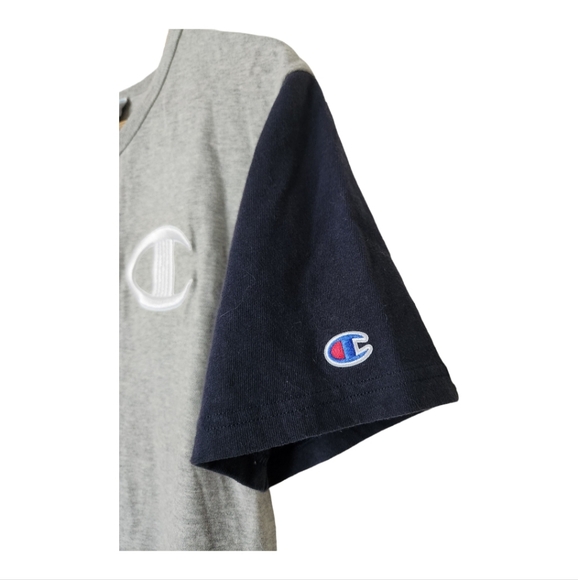 Champion Heritage Colourblock T-Shirt Retro 90s Medium - Picture 6 of 7